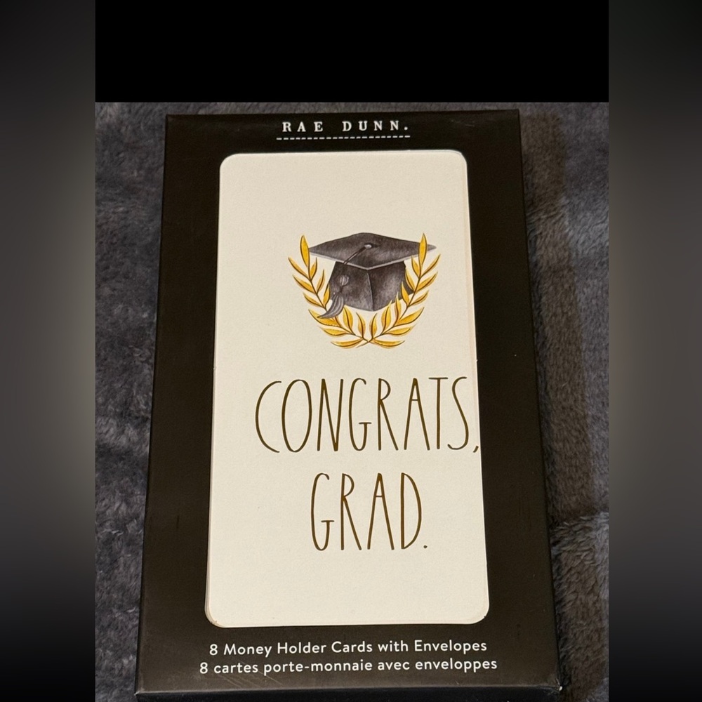 Rae Dunn Money Holder Cards- set of 8- NIB